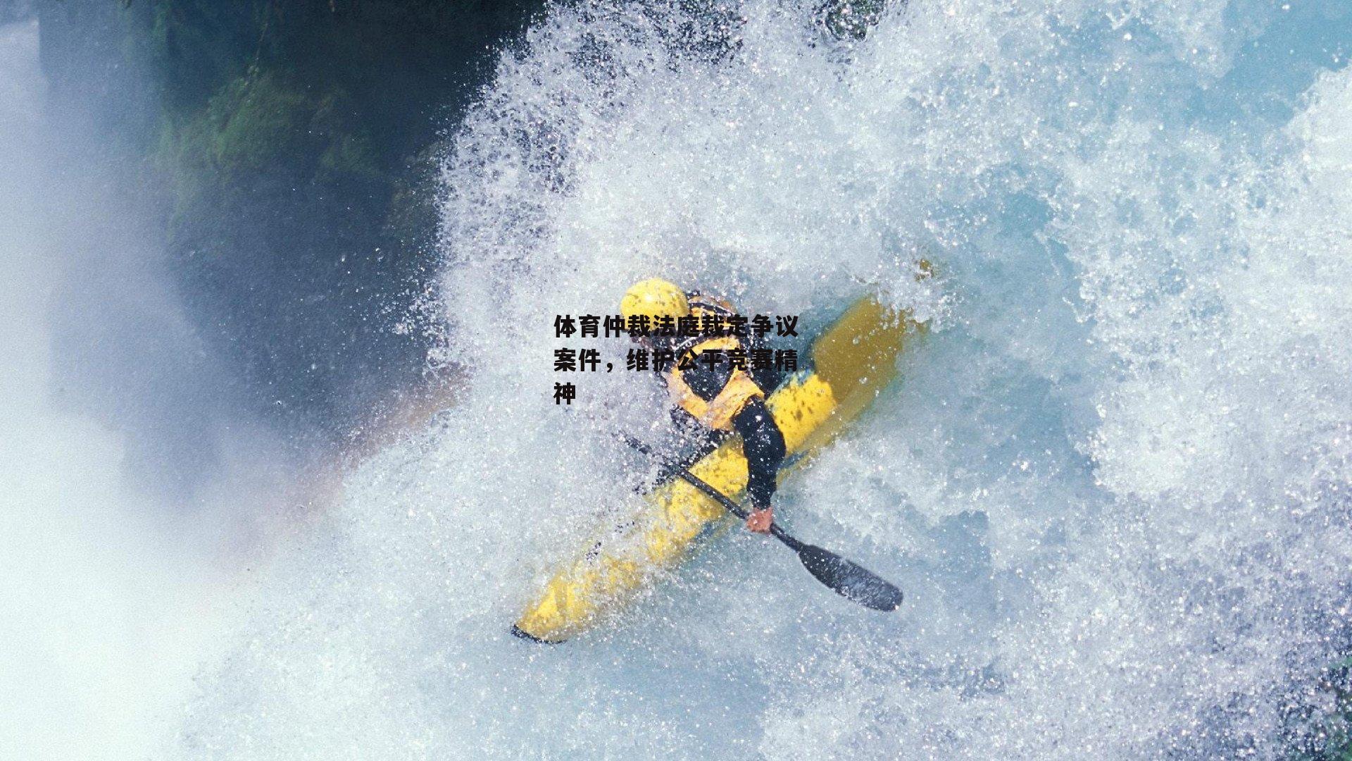 体育仲裁法庭裁定争议案件,维护公平竞赛精神
